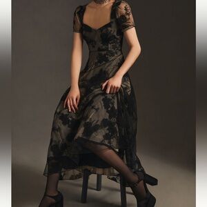 Geisha Designs Floral Maxi Dress NWT